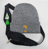 Belt and Beanie (Grey)